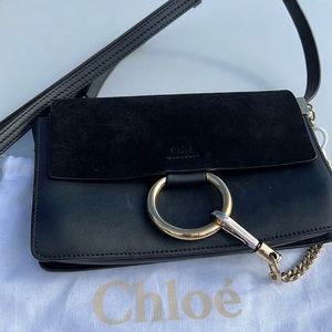 Chloe Small Faye leather crossbody bag